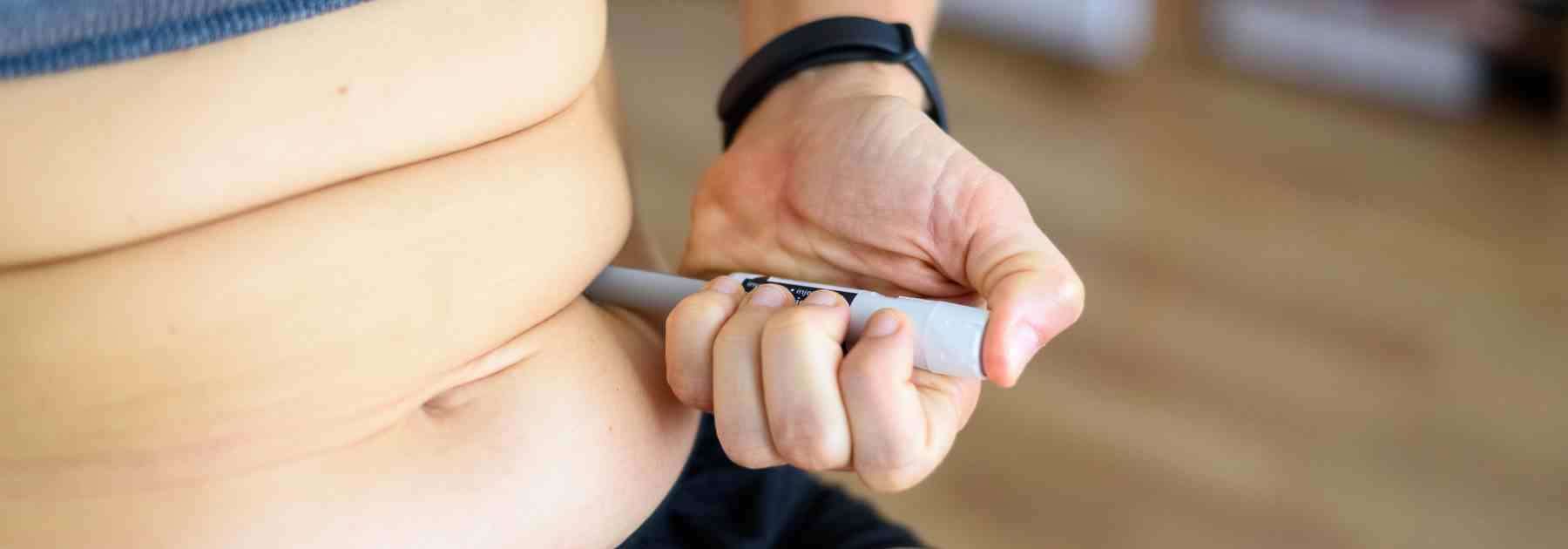 Injection weight loss medication into stomach