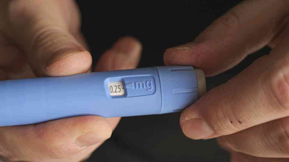 Dosage of a weight loss pen